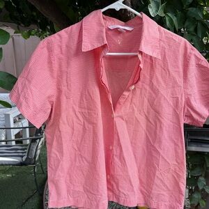 Victoria's Secret Pink Checkered Casual Shirt